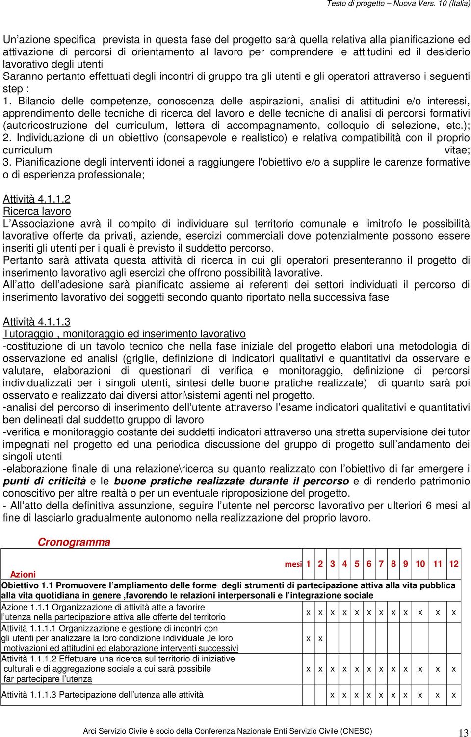 Bilancio delle competenze, conoscenza delle aspirazioni, analisi di attitudini e/o interessi, apprendimento delle tecniche di ricerca del lavoro e delle tecniche di analisi di percorsi formativi