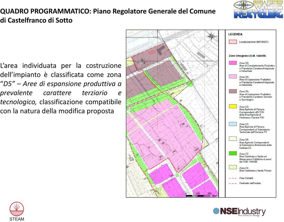 come zona D5 Aree di espansione produttiva a prevalente carattere terziario