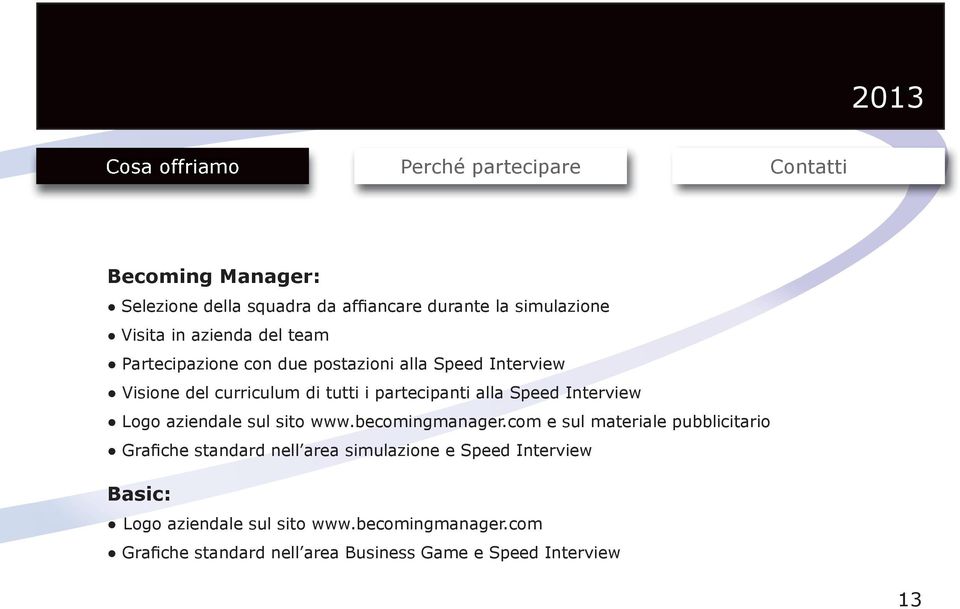 Interview Logo aziendale sul sito www.becomingmanager.