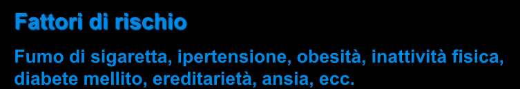 Rischio di sviluppare la malattia correlato alla percentuale dei diversi tipi di lipoproteine DL (igh Density Lipoprotein): effetto protettivo nei confronti della malattia arteriosa LDL (Low Density