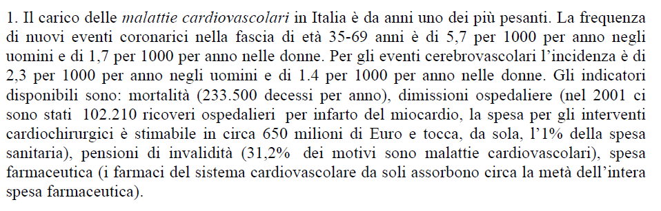 Prevenzione, diagnosi e cura