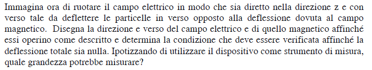 Simulazione II prova - Fisica y B E?