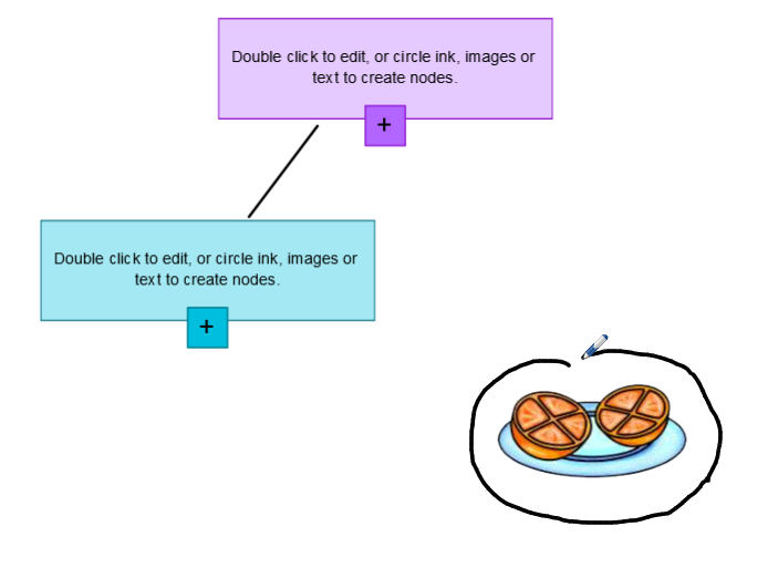 CAPITOLO 9 USO DI CREAZIONE DI MAPPE CONCETTUALI Per creare ndi aggiuntivi 1. Premere il pulsante + sul nd principale. Viene visualizzat un nuv nd cn una linea che l cnnette a quell principale. 2.