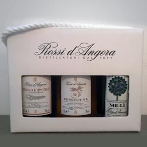 PRODOTTI TIPICI DEL TERRITORIO Tris Aperitivi d Antan Produzione Rossi d Angera 1 liquore Spitz 30 ml (liquore aperitivo a base di radice di Genziana Lutea e altre erbe aromatiche), 1 liquore Bitter