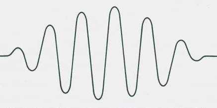 IL PRINCIPIO DI INDETERMINAZIONE (II) La finitezza del tono trasforma l ideale onda sinusoidale di durata infinita delle pagine precedenti in un pacchetto d onda in cui un onda