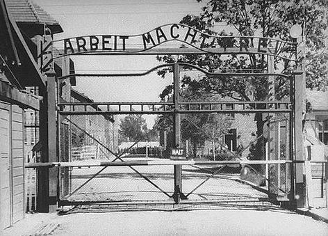 UNESCO Auschwitz Concentration Camp, Poland The fortified walls, barbed wire, platforms, barracks, gallows, gas chambers and cremation ovens show the conditions how the Nazi genocide took place in