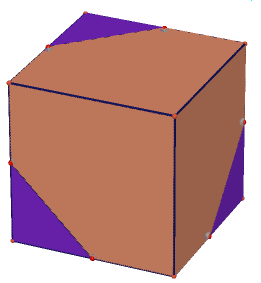 lo spigolo in parti una doppia dell altra. Figura 1: Ottaedro tronco L ottaedro tronco è un solido archimedeo che da solo tassella lo spazio.