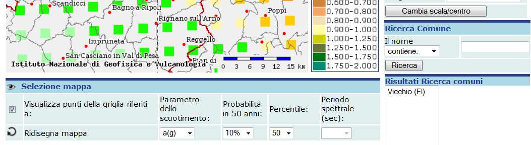 Pericolosità sismica di base - Disaggregazione MAPPE PGA http://esse1-gis.mi.ingv.