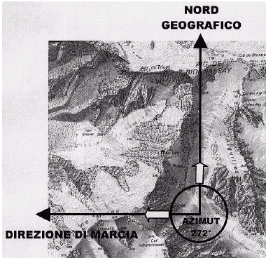 INDIVIDUARE SULLA CARTA UN PUNTO TROVATO SUL TERRENO (noto il nostro) 1.