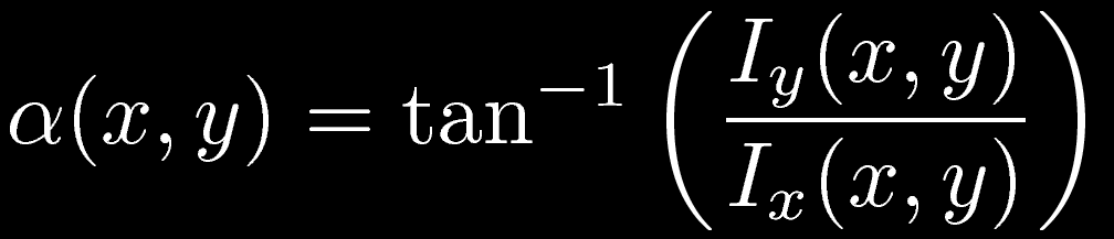 Algoritmo di Canny La prima fase consiste quindi nel calcolare il gradiente dell'immagine utilizzando il filtro differenziale Gaussiano.
