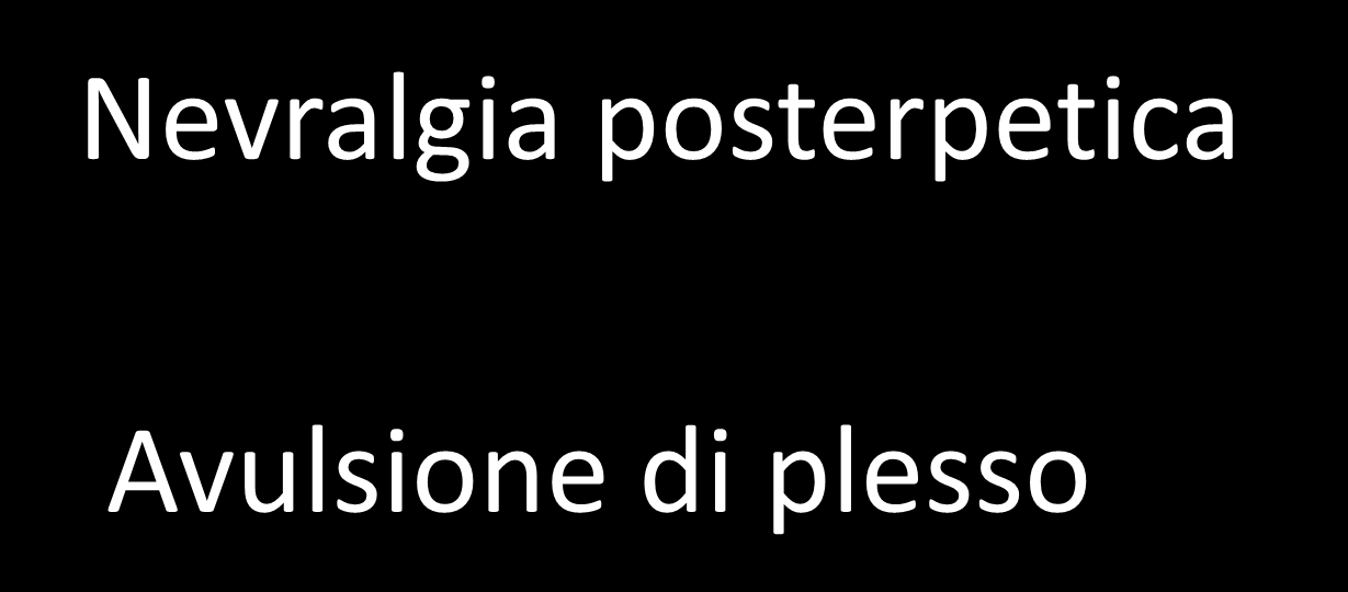 Dolore Neuropatico Sindromi cliniche scatenanti Origine