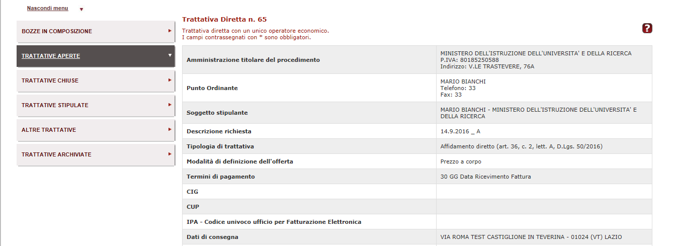 Figura 9 - Inserisci Offerta 2.