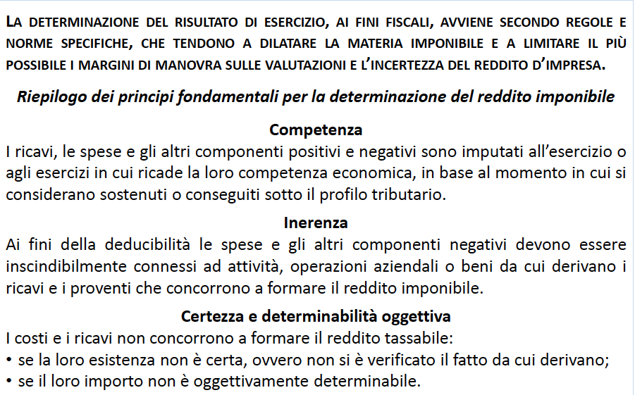 PRINCIPIO DI DERIVAZIONE