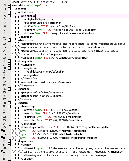 XML (extensible Markup Language) Document Template Definition