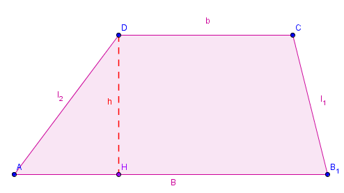 Altezza del trapezio Si definisce altezza del trapezio la distanza