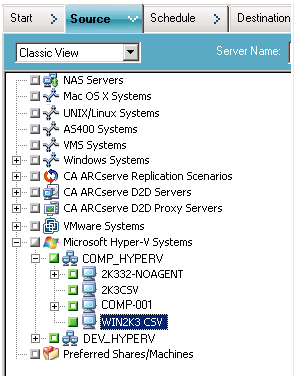Ricerca dei volumi di backup dei computer virtuali Le modalità di spostamento sono le seguenti: VM Windows: modalità file e modalità raw (VM