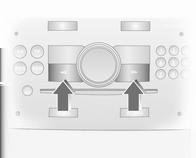 88 Strumenti e comandi Visualizzatori informativi Visualizzatore a triplice funzione Visualizzatore Grafico Info, Visualizzatore a colori Info Selezione delle funzioni Il display consente l'accesso