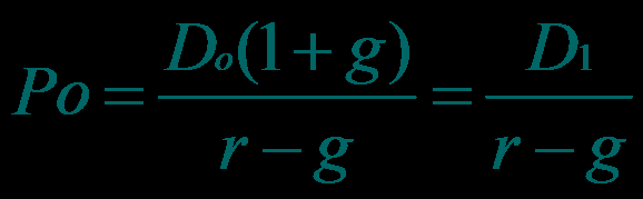 Dividend Discount Models: A) Modello a Crescita Costante Po D o (1 g) r - g D 1 r - g g = Tasso di Crescita Costante degli Utili = % di Ritenzione degli Utili