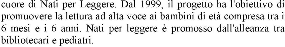 lettura ad alta voce ai bambini di età compresa tra i 6