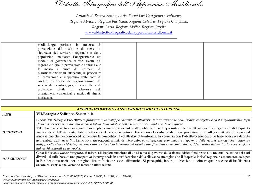 organizzazione dei servizi di monitoraggio, di controllo e di protezione civile in aderenza agli orientamenti comunitari e nazionali vigenti in materia.