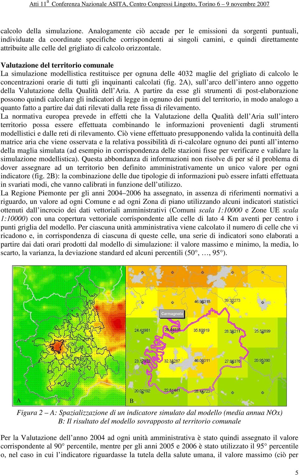 calcolo orizzontale.