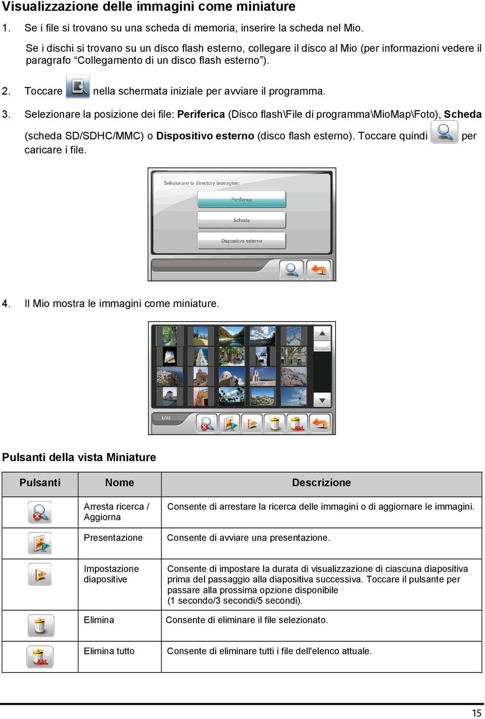 Toccare nella schermata iniziale per avviare il programma. 3.