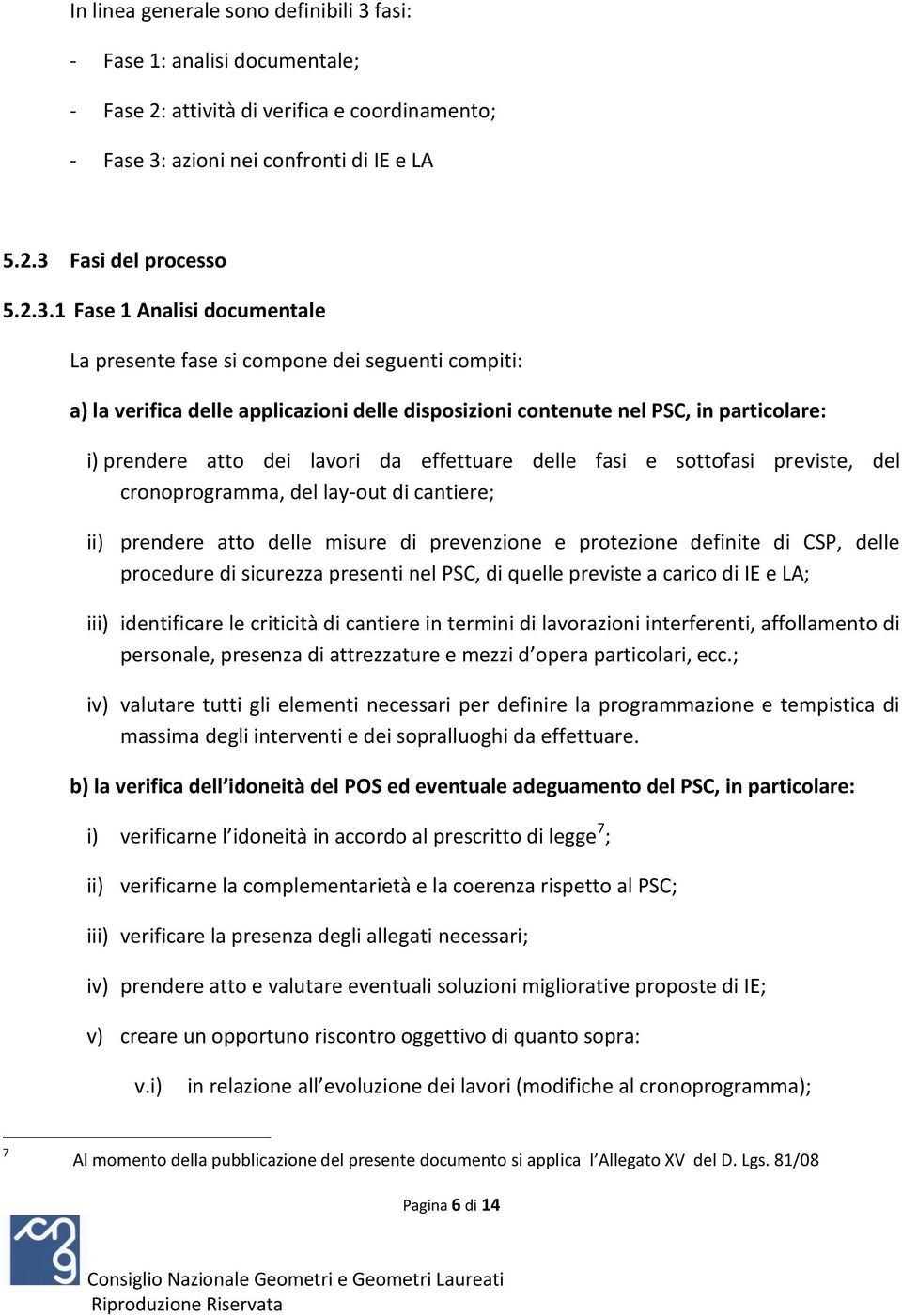 azioni nei confronti di IE e LA 5.2.3 