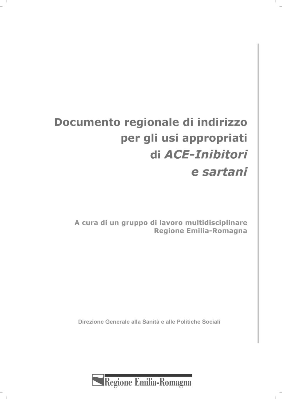 multidisciplinare Regione Emilia-Romagna