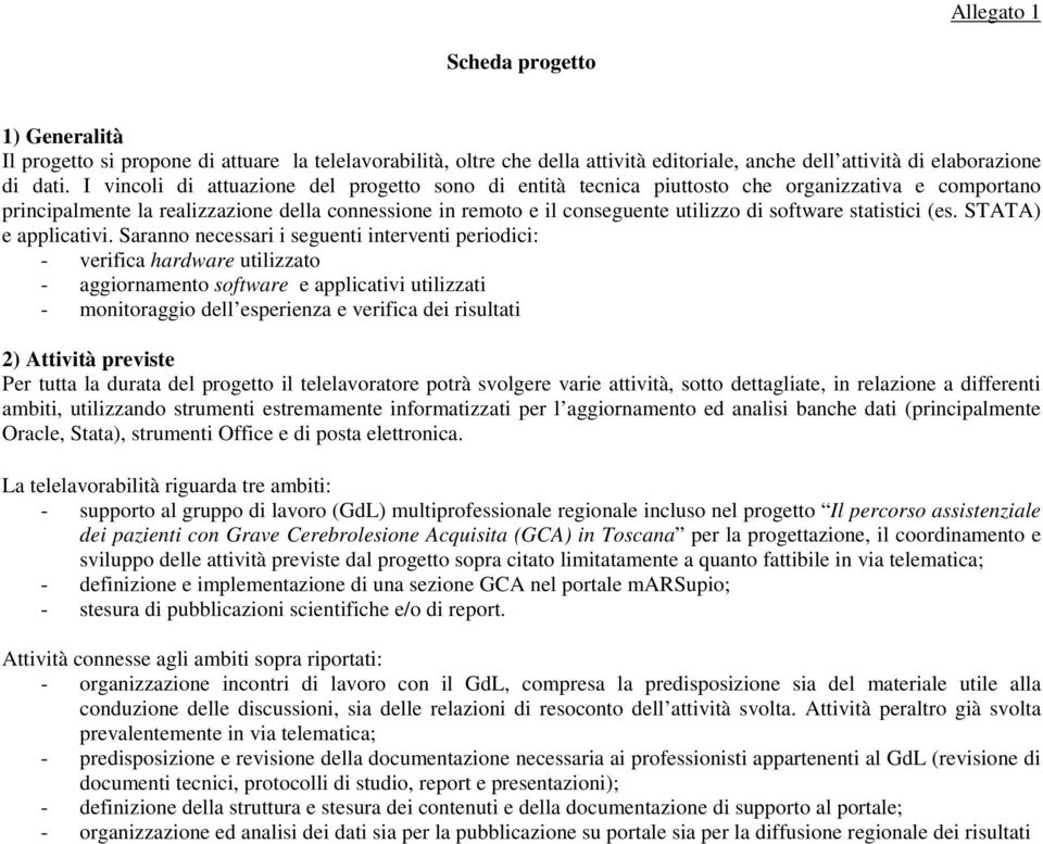 statistici (es. STATA) e applicativi.