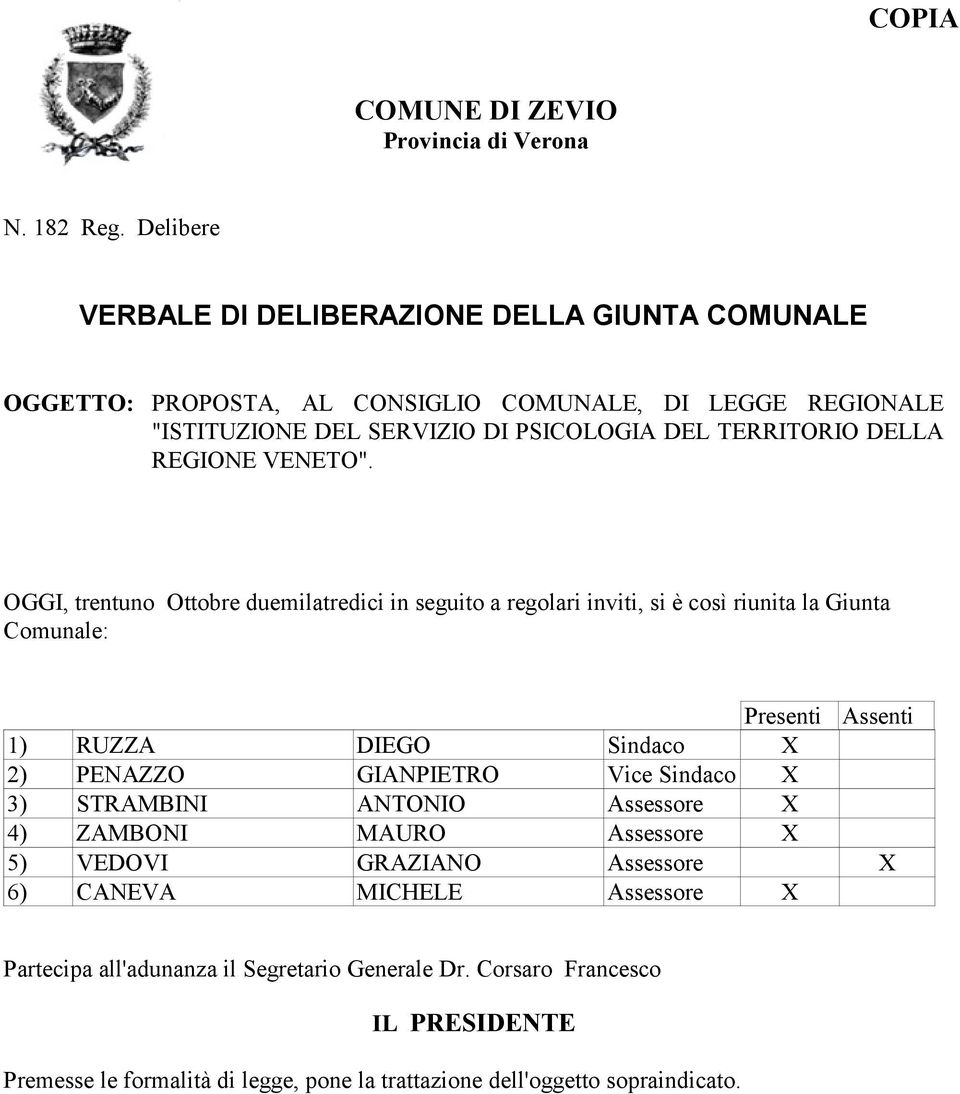 REGIONE VENETO".