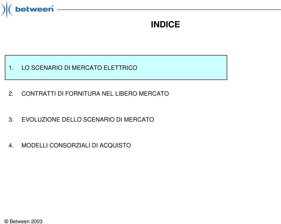 CONTRATTI DI FORNITURA NEL LIBERO