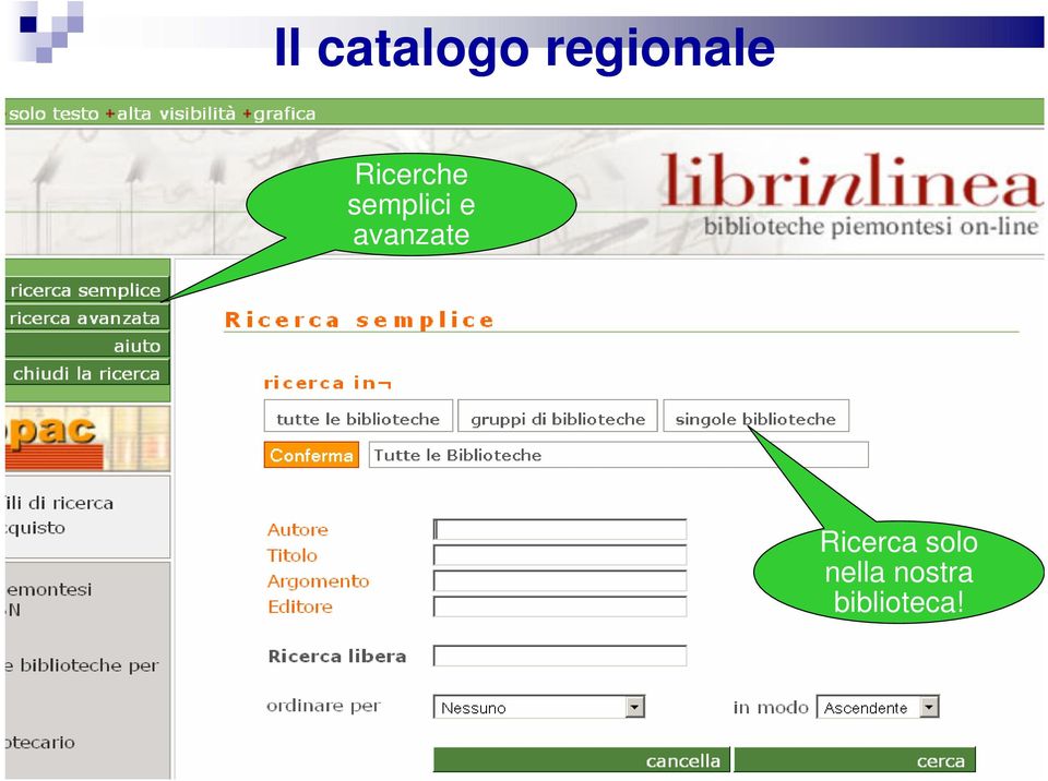 avanzate Ricerca solo