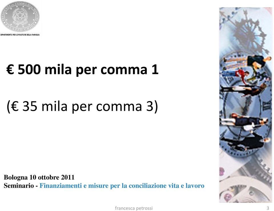 mila per comma