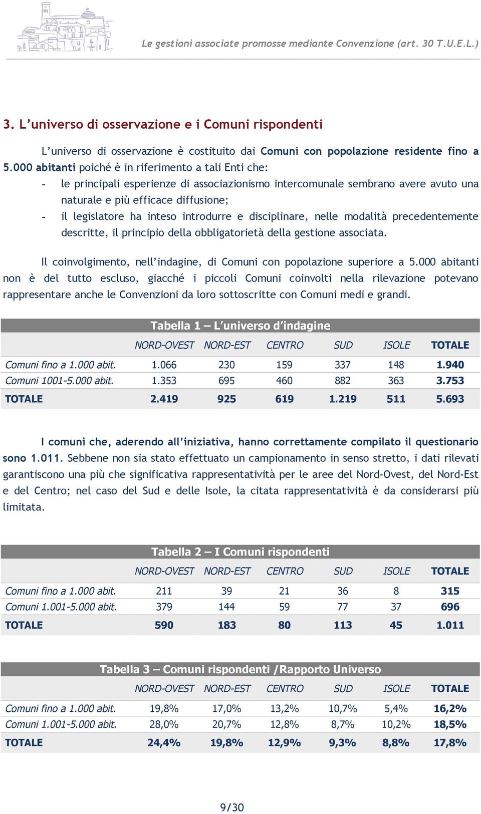 inteso introdurre e disciplinare, nelle modalità precedentemente descritte, il principio della obbligatorietà della gestione associata.