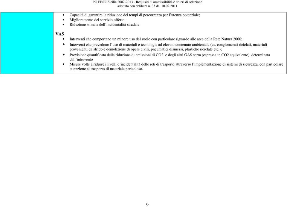 conglomerati riciclati, materiali provenienti da sfrido e demolizione di opere civili, pneumatici dismessi, plastiche riciclate etc.