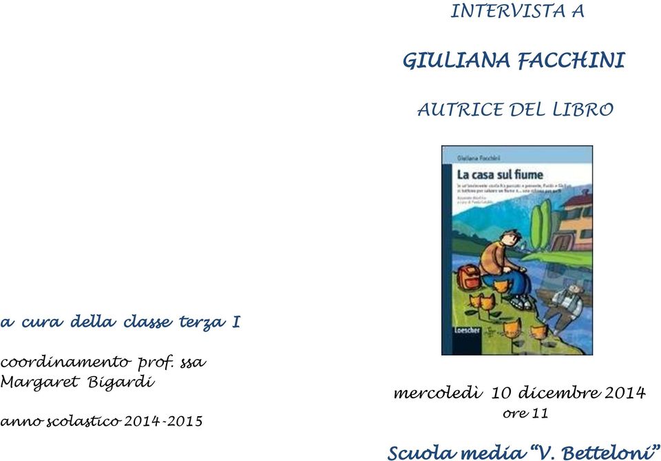 ssa Margaret Bigardi anno scolastico 2014-2015