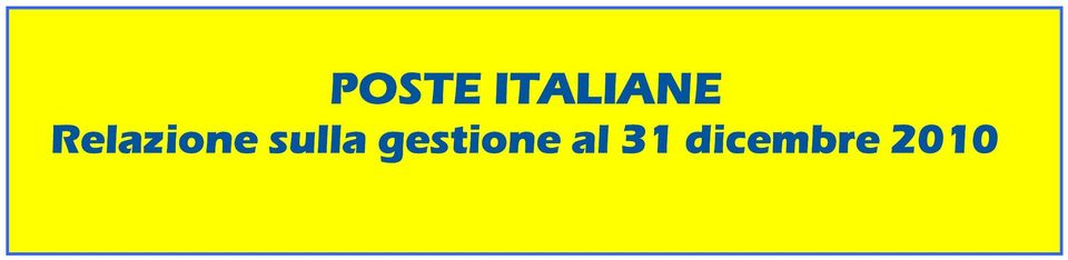 gestione al 31