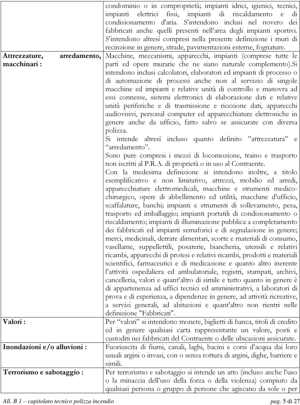 S intendono altresì compresi nella presente definizione i muri di recinzione in genere, strade, pavimentazioni esterne, fognature.