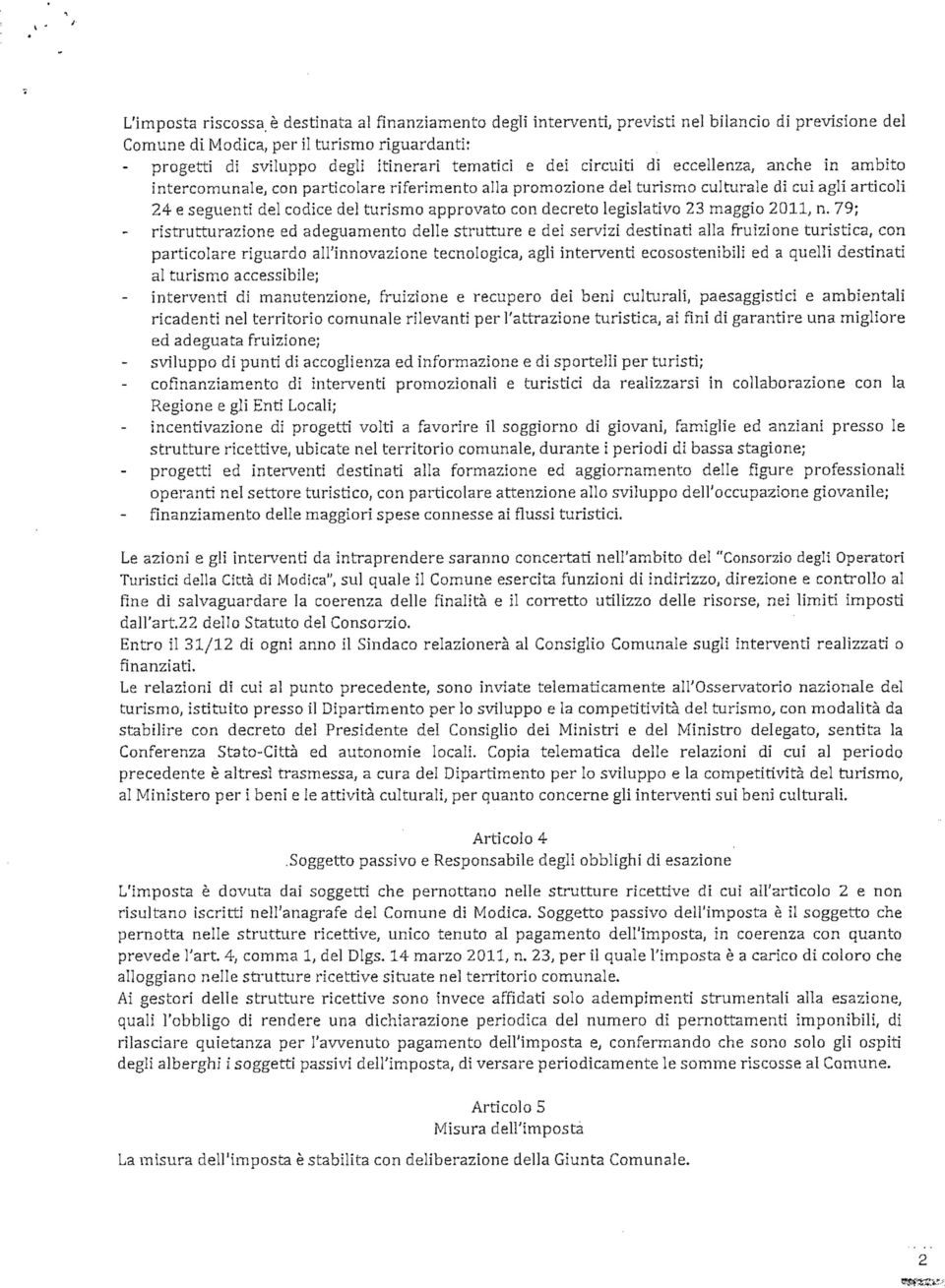 decreto legislativo 23 maggio 2011, n.