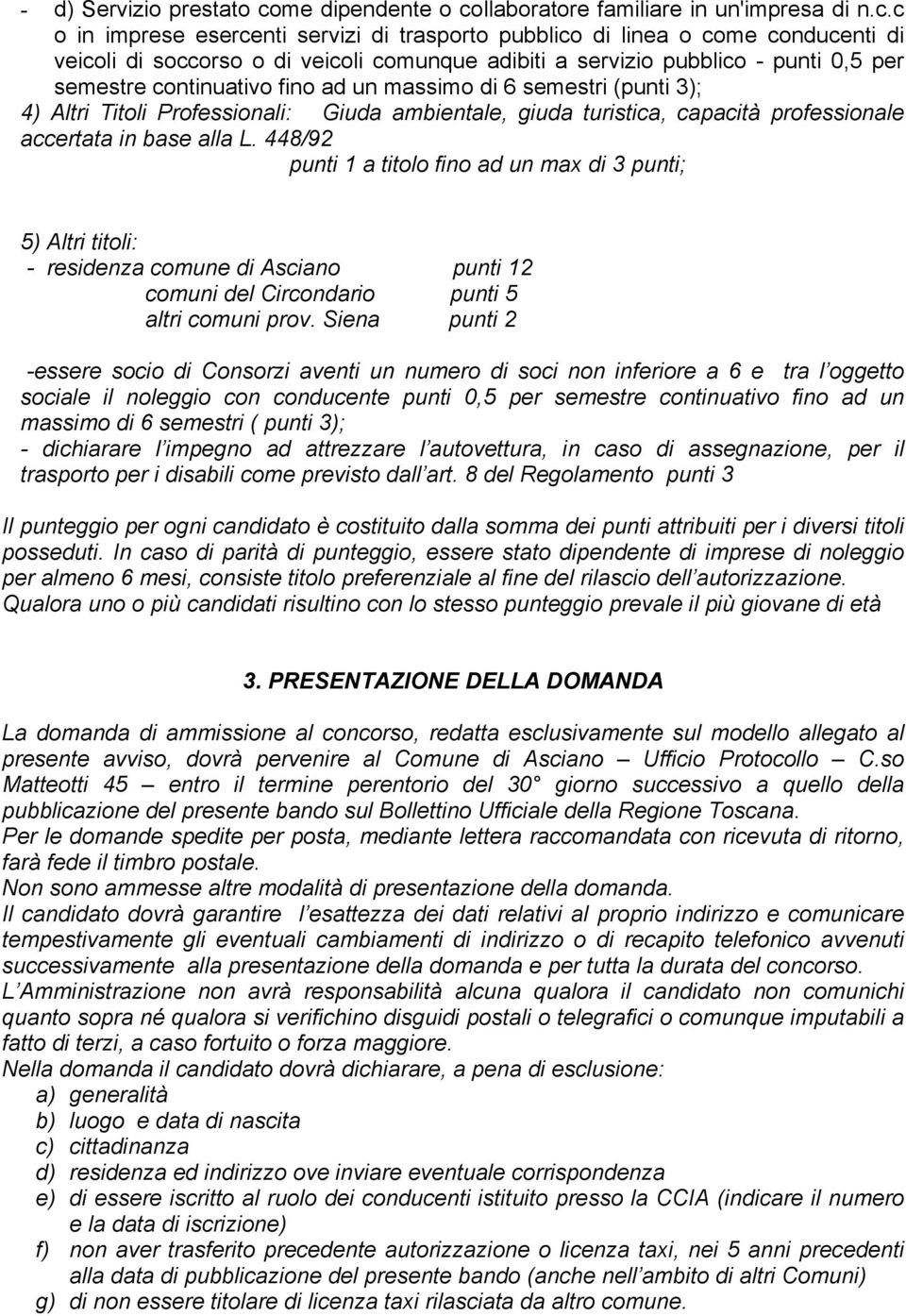 llaboratore familiare in un'impresa di n.c.