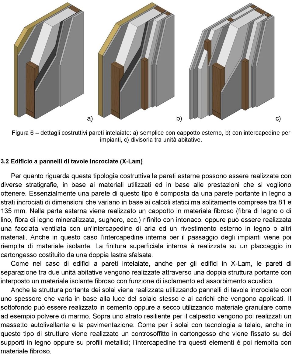 utilizzati ed in base alle prestazioni che si vogliono ottenere.