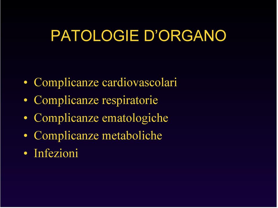 respiratorie Complicanze