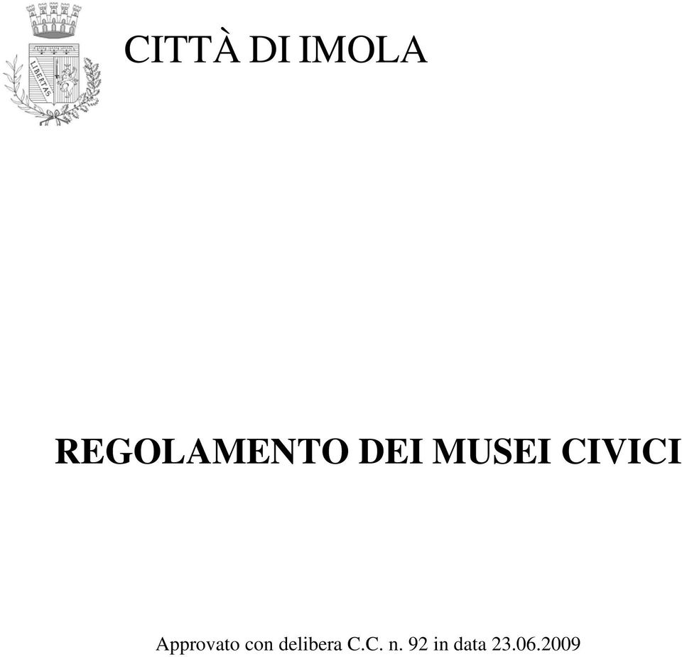 CIVICI Approvato con