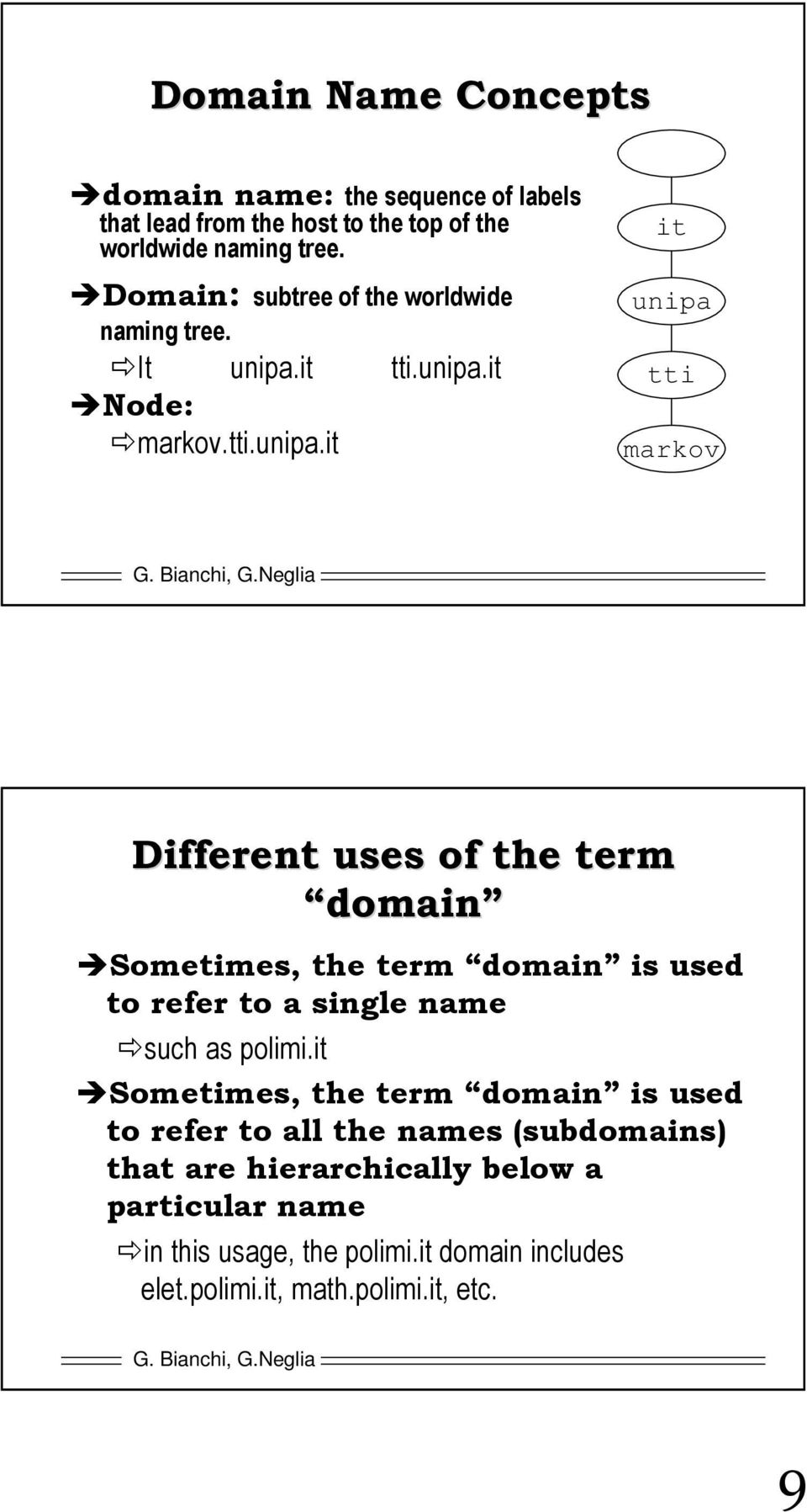 - && & it unipa tti markov