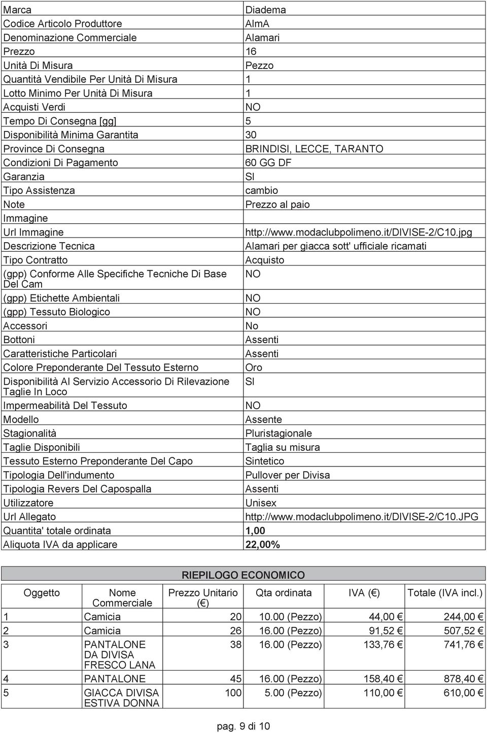 Pluristagionale Tessuto Esterno Preponderante Del Capo Sintetico Pullover per Divisa http://www.modaclubpolimeno.it/divise-2/c10.