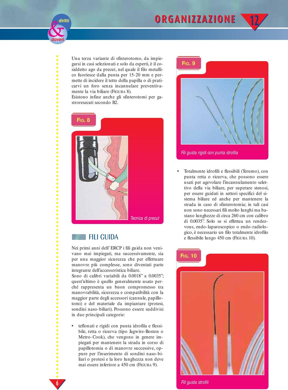 Esistono infine anche gli sfinterotomi per gastroresecati secondo B2. FIG. 9 FIG.