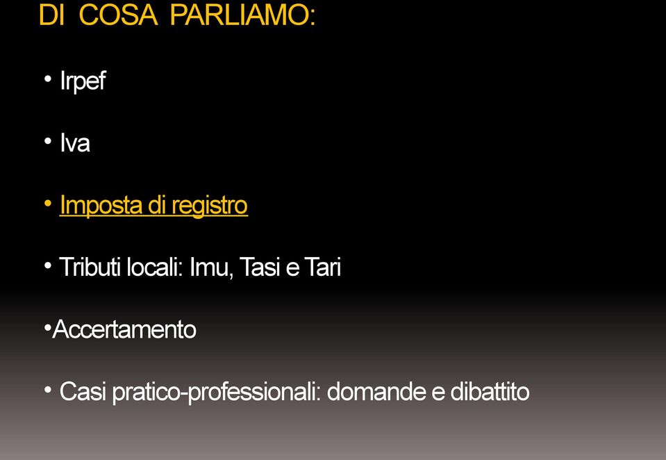 Tasi e Tari Accertamento Casi