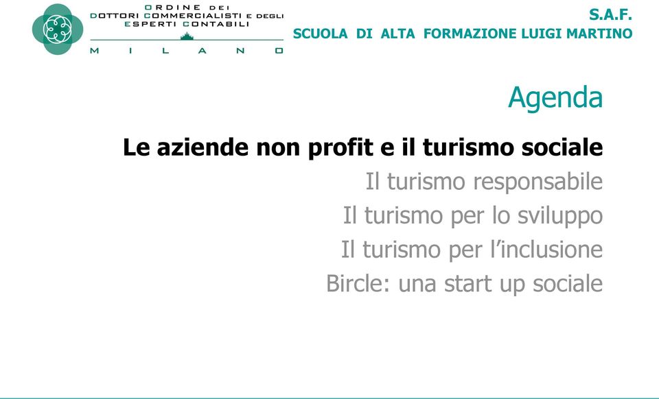 aziende non profit e il turismo sociale Il turismo