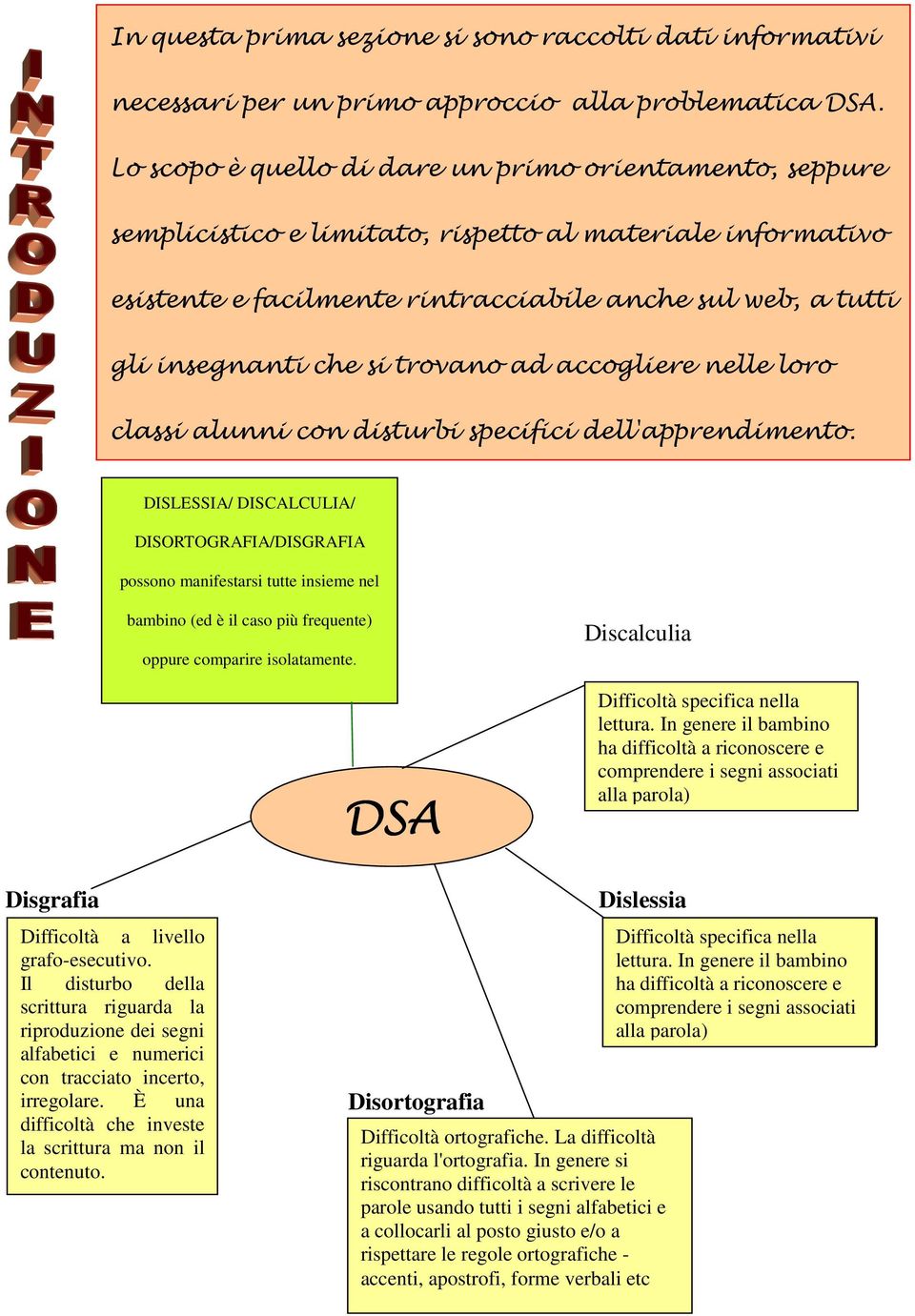 trovano ad accogliere nelle loro classi alunni con disturbi specifici dell'apprendimento.