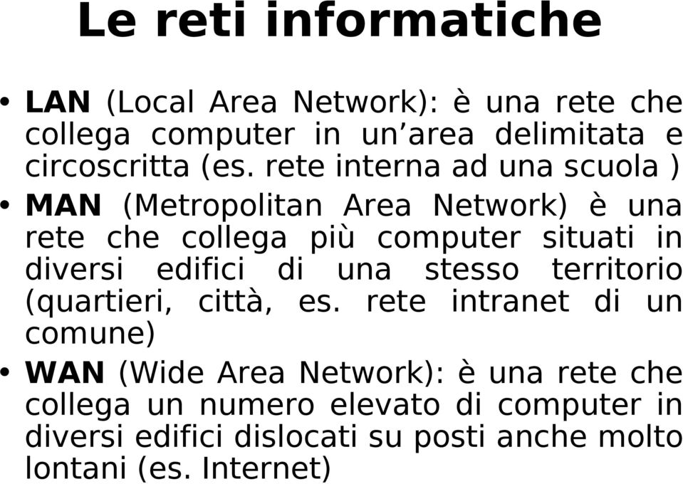 diversi edifici di una stesso territorio (quartieri, città, es.